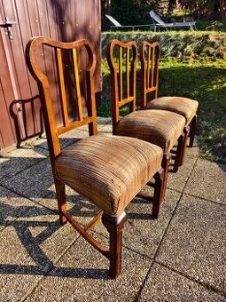 Starožitné pérové židle_cena za kus