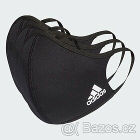 ADIDAS rouška Face Covers 3 in PACK M/L (černá)