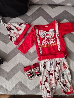 Set oblečení na První vánoce 3-6M