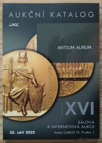 Aukční katalog Antium Aurum 16., numismatika