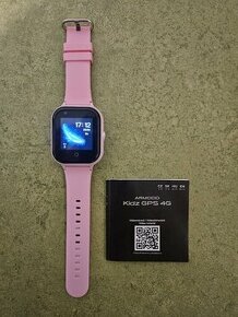 Smart hodinky s GPS - růžové
