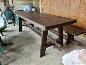 Dřevěný dubový stůl - PŘI RYCHLÉM JEDNÁNÍ SLEVA