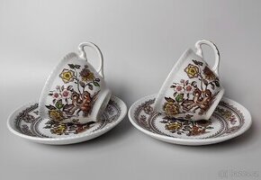 Krásný vintage čajová sada Wood & Sons England