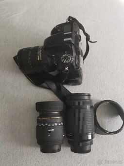 Nikon D600 + grip + objektivy
