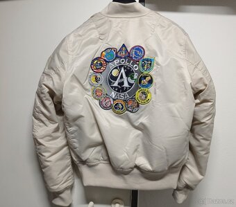 NOVÝ pánský béžový bomber NASA  Apollo II - M