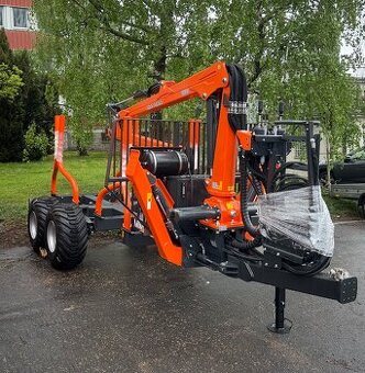Vyvažecí vlek Vyvazecka MTM 10tun, Hydraulická ruka 6,6m