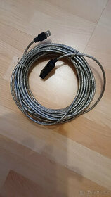 Kabel USB 2.0 Prodlužovací kabel 15m AKTIVNÍ PRODLOUŽENÍ