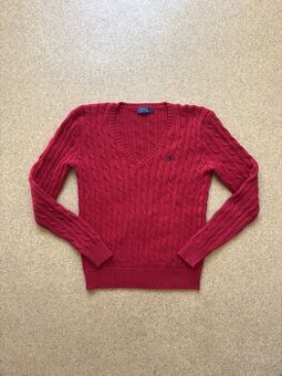 Ralph Lauren Polo červený svetr
