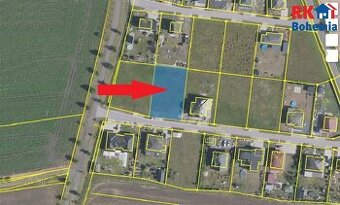 Prodej stavebního pozemku, 1000 m2, Charvatce