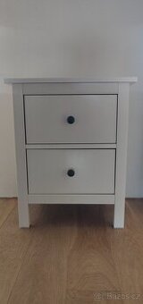 Komoda se 2 zásuvkami, bílá. HEMNES IKEA