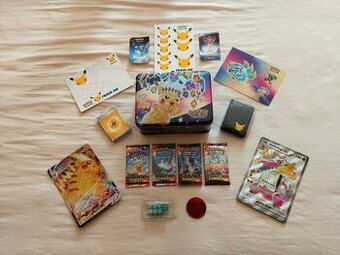 Pokémon Pikachu kufřík s boostery a příslušenstvím