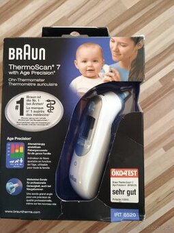 Braun IRT 6520, bezdotykový teploměr, bílý

