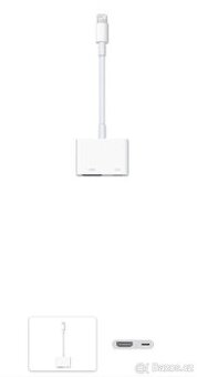 Redukce Apple HDMI + Lightning Bílá