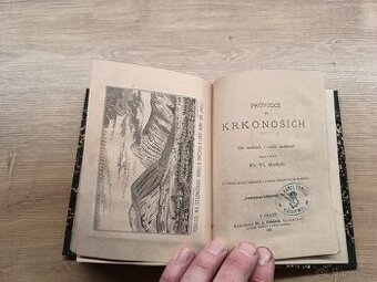 4 knihy v 1zv. Prúvodce po Krkonoších 1878, Rožňov 1878, Víd