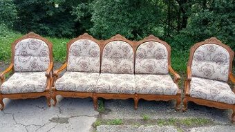 Starožitná sedací souprava 3+1+1