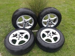 litá kola 5x114,3 R15 Barbone + letní pneu