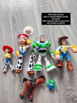 Velký mix hraček toy Story, pexeso, autíčka, sady, hry