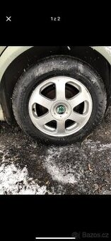 Alu kola Škoda R15 nove zimní pneu
