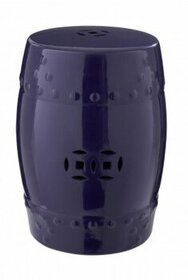 Keramický stolek v modré barvě