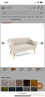 Dvoumístná pohovka