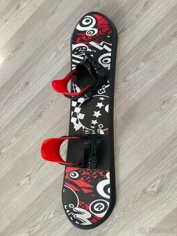 Dětský snowboard s vázáním plastový