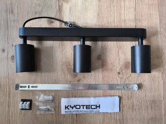 Stropní tříbodové vintage svítidlo