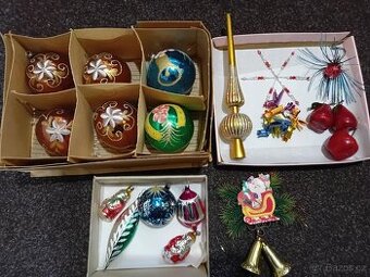 Retro vánoční  ozdoby
