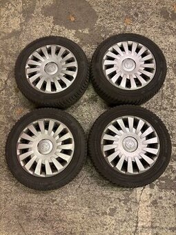 Plechové disky R16 + zimní pneu Škoda Octavia