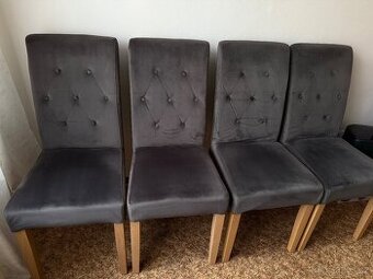 Jídelní židle Šedá