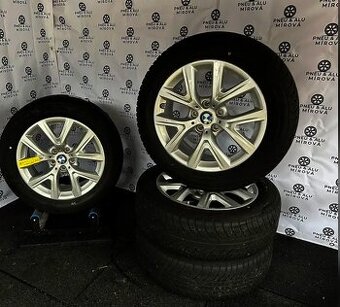 Originální alu kola BMW 5x112 + zimní 205/60r17