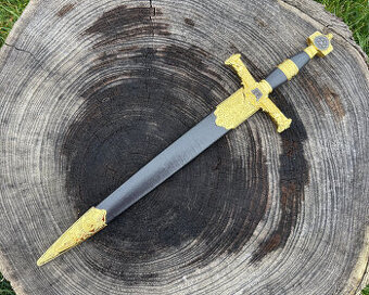 Dekorativní židovská dýka s pochvou historická judaistická