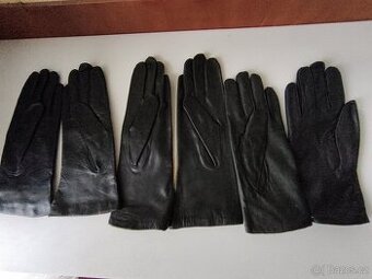 Kožené dámské rukavice