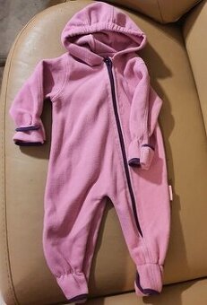 Dětský fleecový overal s kapucí PLAYSHOES