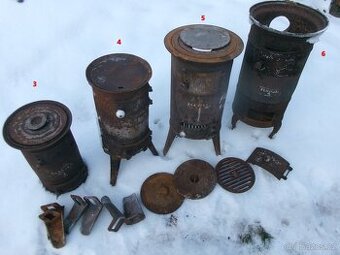 prodám různá stará kamnová dvířka, litinová kamínka bubínek,