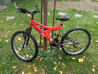 Dětské celoodpružené jízdní kolo