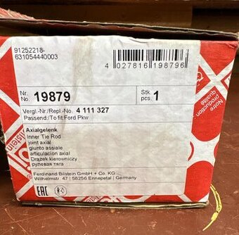 Ford – vnitřní tyč řízení / axiální kloub FEBI 19879
