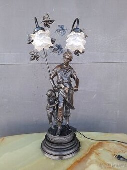 Nádherná figurální lampa-76 cm
