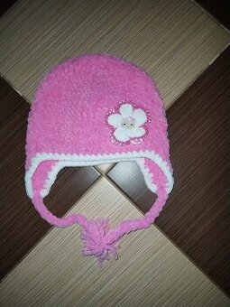 Nová zimní čepice - ušanka vel. 92,98,104