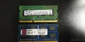 Paměti do notebooku RAM SODIMM DDR3L 4 GB 2GB 1GB