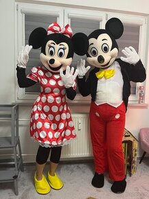 Pronájem kostýmu Mickey a Minnie Mouse