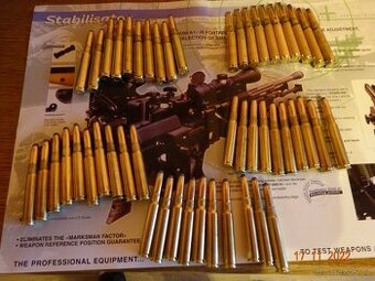 Náboj do pušky GEW 88, 8x57J sada 50 ks 47Kč kus
