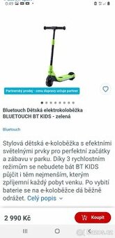 Dětská elektrokoloběžka