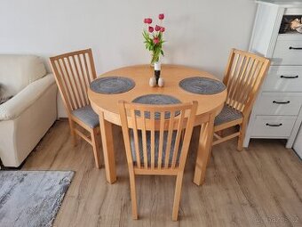 IKEA stůl Bjursta masiv + dýha