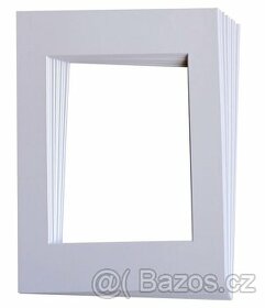 Sada bílých fotorámečků A4 pro foto 15x20cm 10 ks