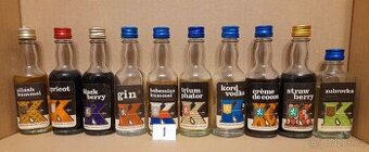 sberatelsky alkohol, minilahvičky s alkoholem 1-10