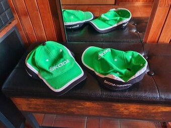 2x dětská kšiltovka ŠKODA