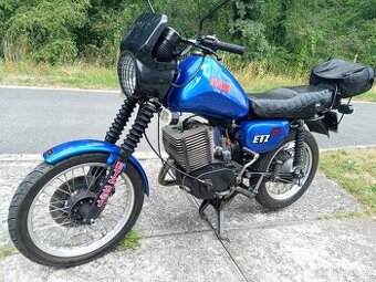 MZ ETZ 251 rv 1990 najeto 20 tisíc km