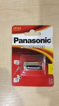 Baterie Panasonic CR123 lithium power