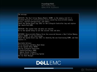Dell 1U 8SFF R640, 2x Xeon Gold 6138, 8GB RAM