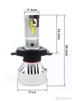 Led žárovky H4 10.000lm